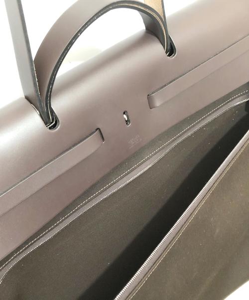 HERMES（エルメス）HERMES (エルメス) エールバッグ・ジップ50　A2300254 ブラックの古着・服飾アイテム