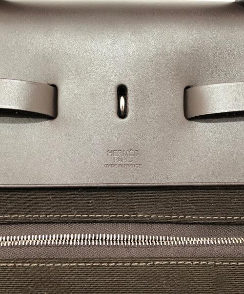HERMES（エルメス）HERMES (エルメス) エールバッグ・ジップ50　A2300254 ブラックの古着・服飾アイテム