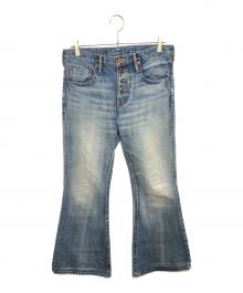 SUGARHILL（シュガーヒル）の古着「Faded Bell Bottom Denim Pants　フェイデッドベルボトムデニムパンツ　22SSPT04」｜インディゴ