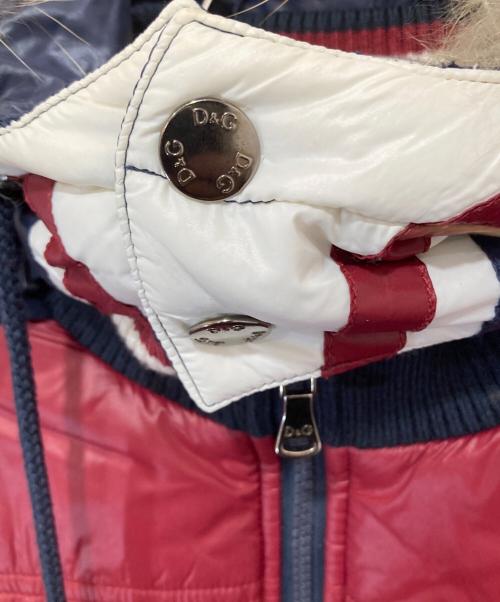 DOLCE & GABBANA（ドルチェ＆ガッバーナ）DOLCE & GABBANA (ドルチェ＆ガッバーナ) union Jack 中綿ジャケット ネイビー サイズ:46の古着・服飾アイテム