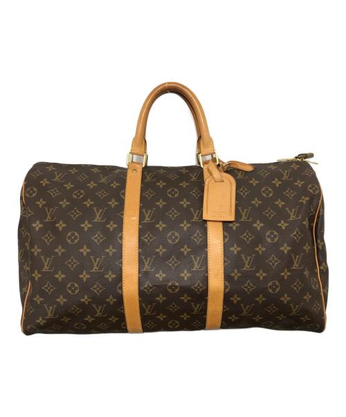 LOUIS VUITTON（ルイ ヴィトン）LOUIS VUITTON (ルイ ヴィトン) モノグラム キーポル50 トラベル　M41426バッグ ブラウン サイズ:50の古着・服飾アイテム