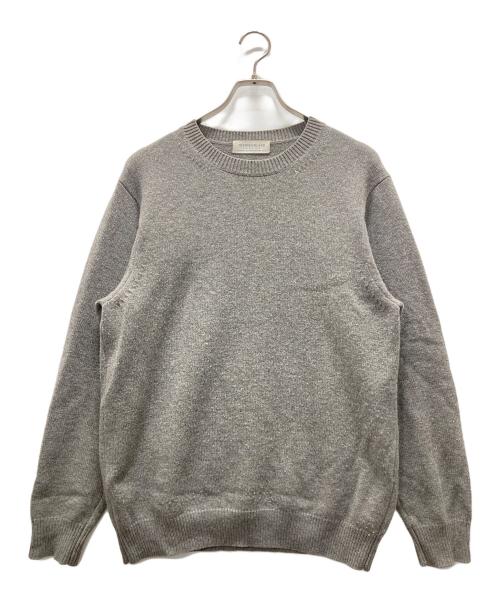 TOMORROW LAND tricot（トゥモローランド トリコ）TOMORROW LAND tricot (トゥモローランド トリコ) スーパーファイン ラムウール ニット グレー サイズ:Mの古着・服飾アイテム