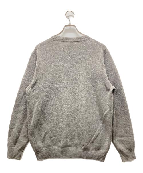 TOMORROW LAND tricot（トゥモローランド トリコ）TOMORROW LAND tricot (トゥモローランド トリコ) スーパーファイン ラムウール ニット グレー サイズ:Mの古着・服飾アイテム