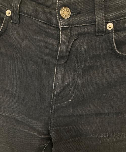 Saint Laurent Paris（サンローランパリ）Saint Laurent Paris (サンローランパリ) カットオフデニムパンツ　419849 ブラック サイズ:23の古着・服飾アイテム