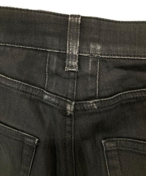 Saint Laurent Paris（サンローランパリ）Saint Laurent Paris (サンローランパリ) カットオフデニムパンツ　419849 ブラック サイズ:23の古着・服飾アイテム