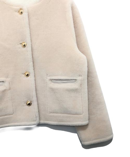 HER LIP TO（ハーリップトゥ）HER LIP TO Lausanne Wool Short Coat pink petale（ローザンヌウールショートコート ピンクペタル）/ リバーシブルショートコート　1243307052 pink petale サイズ:Sの古着・服飾アイテム