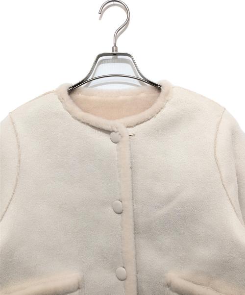 HER LIP TO（ハーリップトゥ）HER LIP TO Lausanne Wool Short Coat pink petale（ローザンヌウールショートコート ピンクペタル）/ リバーシブルショートコート　1243307052 pink petale サイズ:Sの古着・服飾アイテム