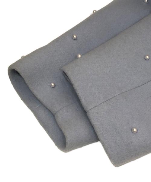 TSURU by MARIKO OIKAWA（ツルバイマリコオイカワ）TSURU by MARIKO OIKAWA (ツルバイマリコオイカワ) Charles Louis pearl CO パールコート　2255730 フレンチブルー サイズ:Fの古着・服飾アイテム