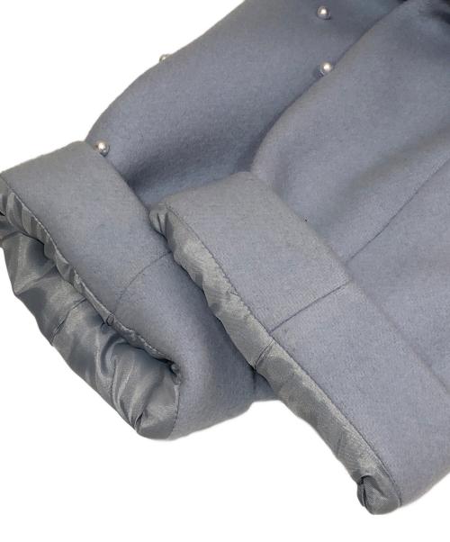 TSURU by MARIKO OIKAWA（ツルバイマリコオイカワ）TSURU by MARIKO OIKAWA (ツルバイマリコオイカワ) Charles Louis pearl CO パールコート　2255730 フレンチブルー サイズ:Fの古着・服飾アイテム