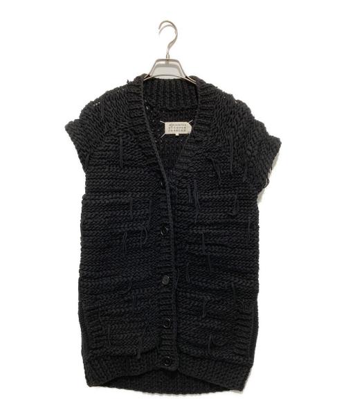 Maison Margiela（メゾンマルジェラ）Maison Margiela (メゾンマルジェラ) フリンジニットベスト S51HA0407 ブラック サイズ:Sの古着・服飾アイテム