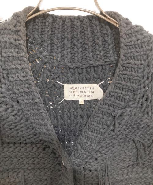 Maison Margiela（メゾンマルジェラ）Maison Margiela (メゾンマルジェラ) フリンジニットベスト S51HA0407 ブラック サイズ:Sの古着・服飾アイテム