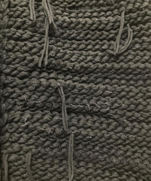 Maison Margiela（メゾンマルジェラ）Maison Margiela (メゾンマルジェラ) フリンジニットベスト S51HA0407 ブラック サイズ:Sの古着・服飾アイテム
