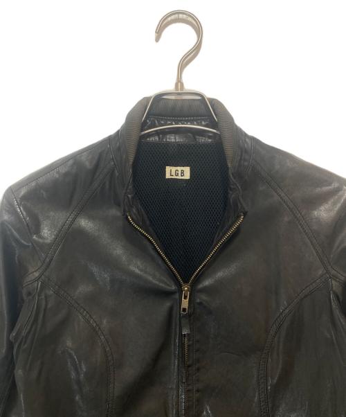 L.G.B（ルグランブルー）L.G.B (ルグランブルー) レザーライダースジャケット　S-RIDERS 0005S ブラック サイズ:Mの古着・服飾アイテム