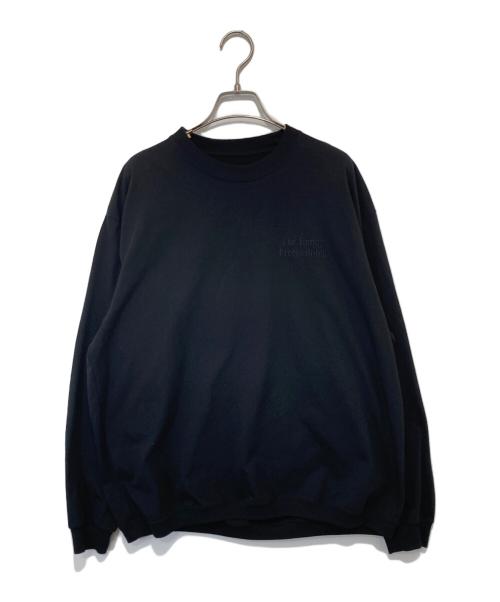 The Ennoy Professional（ザ エンノイ プロフェッショナル）The Ennoy Professional (ザ エンノイ プロフェッショナル) LONG SLEEVE HEM RIB TEE ロングスリーブヘムリブティー　SS23BRENCT06NTL ブラック サイズ:Mの古着・服飾アイテム