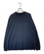 The Ennoy Professionalザ エンノイ プロフェッショナル）の古着「L/S T-Shirts　ロングスリーブTシャツ　SS24BRENCT03NTL」｜ネイビー