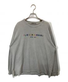 ALEXANDER WANG（アレキサンダー・ワン）の古着「マルチカラーパフロゴ LS Tee」｜グレー