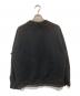 sacai (サカイ) 23AW S Sponge Sweat Pullover / エススポンジ クルーネックスウェット　SCM-068 ブラック サイズ:4：25000円