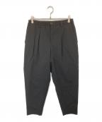 MARNIマルニ）の古着「ウールトロピカルシャーリング1Pテーパードパンツ　WOOL TROPICAL TAPERED PANTS PUMU0017U1」｜ブラック