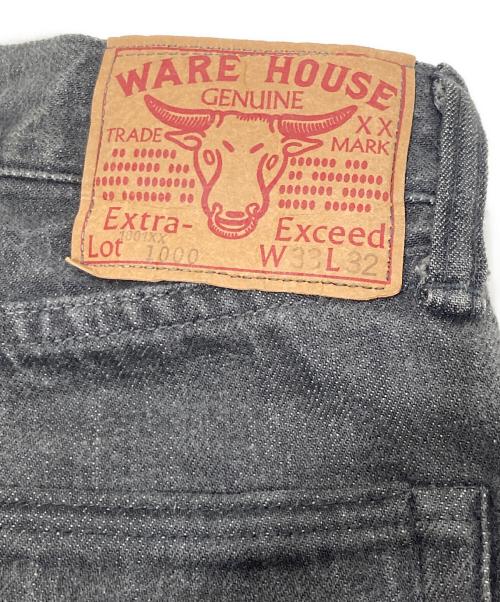 WAREHOUSE（ウエアハウス）WAREHOUSE (ウエアハウス) 1001XXデニムパンツ　牛パッチ グレー サイズ:W33 L32の古着・服飾アイテム