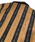中古・古着 GUCCI (グッチ) 19SS バイマテリアルプリントボーリングシャツ 572516 / ホースビット ストライプ オープンカラーシャツ　４８ ブラック×ブラウン サイズ:48：25000円