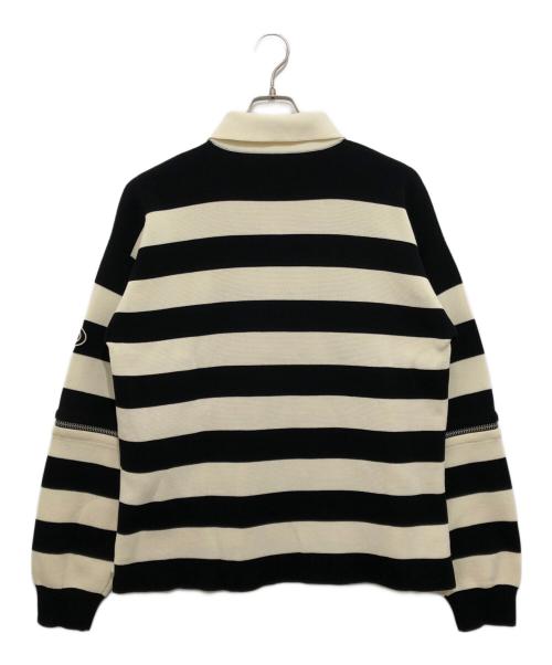 GUCCI（グッチ）GUCCI (グッチ) デタッチャブル スリーブ ポロニット　724708 XKCV0 ホワイト サイズ:Lの古着・服飾アイテム