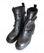 VALENTINO GARAVANIヴァレンティノ・ガラヴァーニ）の古着「スタッズコンバットブーツ」｜ブラック