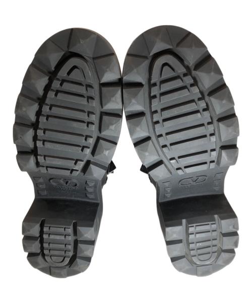 VALENTINO GARAVANI（ヴァレンティノ・ガラヴァーニ）VALENTINO GARAVANI (ヴァレンティノ・ガラヴァーニ) スタッズコンバットブーツ ブラック サイズ:41の古着・服飾アイテム