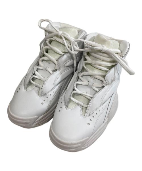 ALEXANDER WANG（アレキサンダー・ワン）ALEXANDER WANG (アレキサンダー・ワン) レザー フープスニーカー　30323N056 ホワイト サイズ:26の古着・服飾アイテム