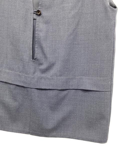 PHOTOCOPIEU（フォトコピュー）PHOTOCOPIEU (フォトコピュー) VAREUSE NATHALIE / ヴァルーズ トロピカルウールVネックベスト　241NTL グレー サイズ:TUの古着・服飾アイテム