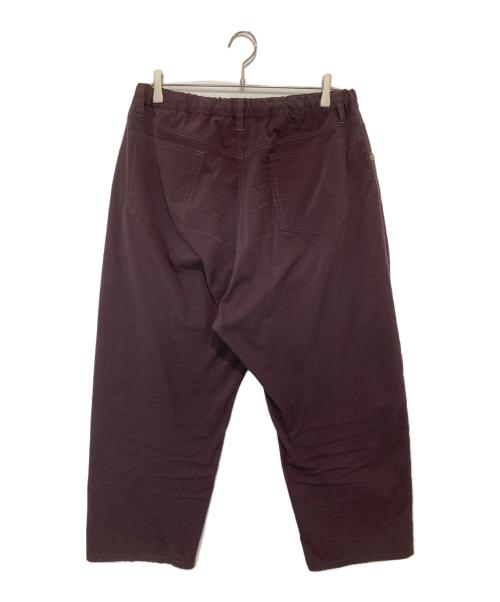 sillage（シアージ）sillage (シアージ) タックワイドパンツ ブラウン サイズ:Fの古着・服飾アイテム