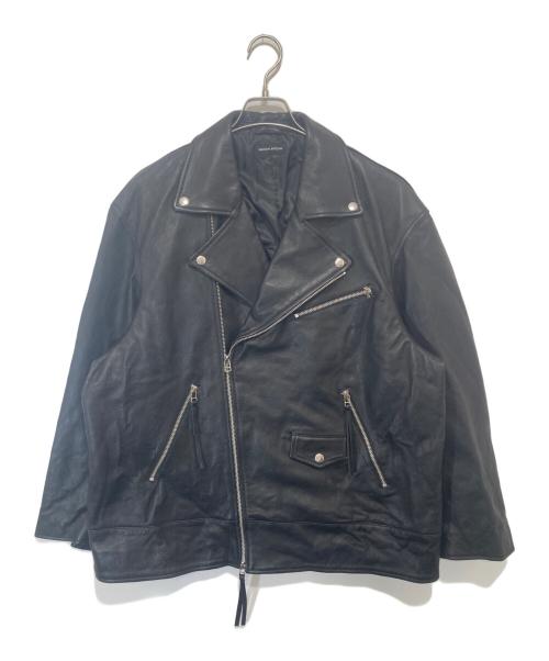 MAISON SPECIAL（メゾンスペシャル）MAISON SPECIAL (メゾンスペシャル) Leather Riders Jacket（レザーライダースジャケット）　21232215202 ブラック サイズ:38の古着・服飾アイテム