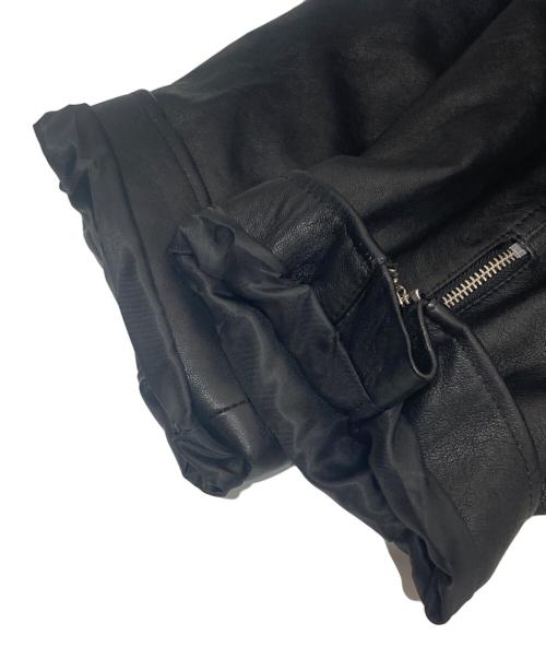 MAISON SPECIAL（メゾンスペシャル）MAISON SPECIAL (メゾンスペシャル) Leather Riders Jacket（レザーライダースジャケット）　21232215202 ブラック サイズ:38の古着・服飾アイテム