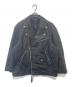 MAISON SPECIAL（メゾンスペシャル）の古着「Leather Riders Jacket（レザーライダースジャケット）　21232215202」｜ブラック