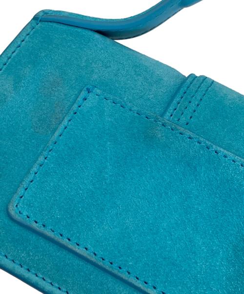 jacquemus（ジャックムス）jacquemus (ジャックムス) Le Bambino（ル・バンビーノ） / スウェードショルダーバッグ スカイブルーの古着・服飾アイテム