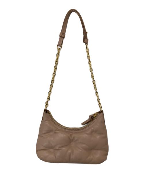 Maison Margiela（メゾンマルジェラ）Maison Margiela (メゾンマルジェラ) GLAMSLAM HOBO（グラムスラム ジップ マイクロ ショルダーバッグ）　SB1WG0021 ベージュの古着・服飾アイテム