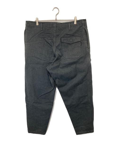 BLACK Scandal Yohji Yamamoto（ブラックスキャンダルヨウジヤマモト）BLACK Scandal Yohji Yamamoto (ブラックスキャンダルヨウジヤマモト) DRAWSTRING WORK PANTS　(ドローストリングノータックワークパンツ)　HJ-P96-041 グレー サイズ:3の古着・服飾アイテム