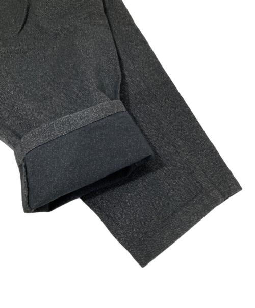 BLACK Scandal Yohji Yamamoto（ブラックスキャンダルヨウジヤマモト）BLACK Scandal Yohji Yamamoto (ブラックスキャンダルヨウジヤマモト) DRAWSTRING WORK PANTS　(ドローストリングノータックワークパンツ)　HJ-P96-041 グレー サイズ:3の古着・服飾アイテム