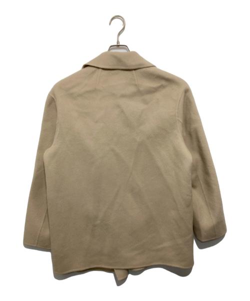 theory（セオリー）theory (セオリー) カシミヤ混ダブルブレストPコート ベージュ サイズ:Pの古着・服飾アイテム