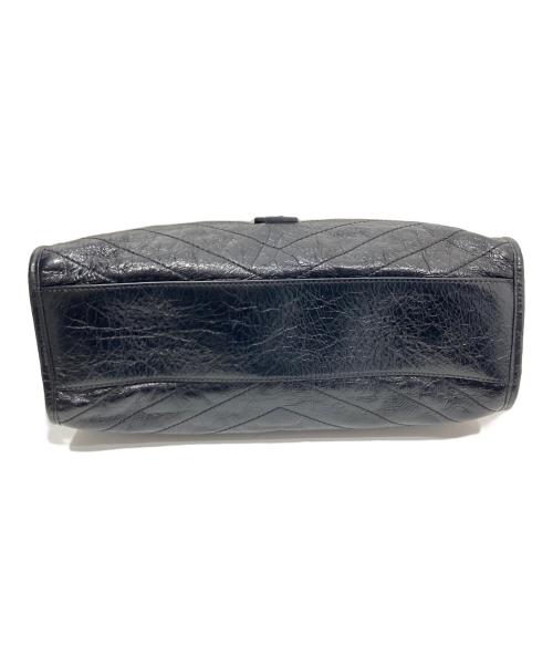 Yves Saint Laurent（イヴサンローラン）Yves Saint Laurent (イヴサンローラン) ニキ ショッパー チェーントート　PMR577999 ブラックの古着・服飾アイテム