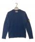 STONE ISLAND（ストーンアイランド）の古着「パイル コットン サマー ニット セーター　PILE COTTON SUMMER KNIT　7015524D5」｜ネイビー