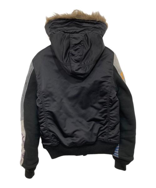 Hysteric Glamour（ヒステリックグラマー）Hysteric Glamour (ヒステリックグラマー) N-2Bミリタリージャケット 0143AB06 ブラック サイズ:FREEの古着・服飾アイテム