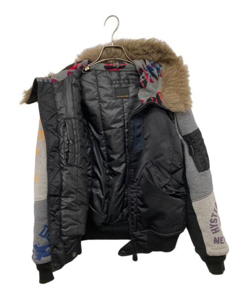 Hysteric Glamour（ヒステリックグラマー）Hysteric Glamour (ヒステリックグラマー) N-2Bミリタリージャケット 0143AB06 ブラック サイズ:FREEの古着・服飾アイテム
