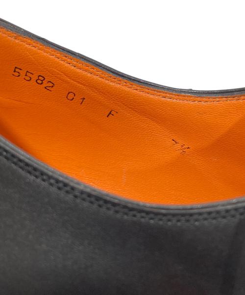 Santoni（サントーニ）Santoni (サントーニ) QUEEN CLASSICO (クインクラシコ) 別注 ストレートチップシューズ 5582　/　内羽根式 レザーシューズ ブラック サイズ:7 1/2の古着・服飾アイテム
