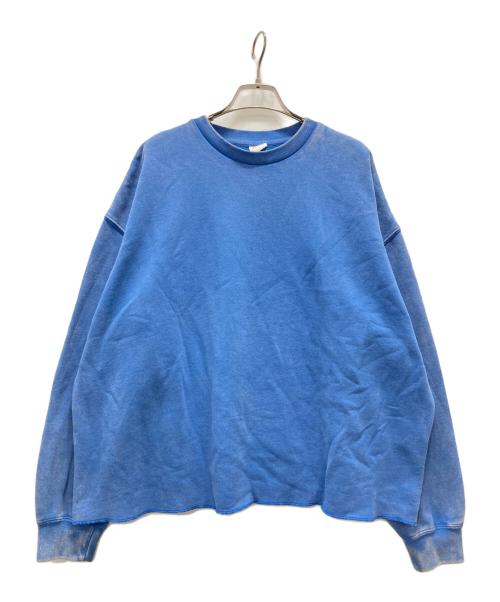 sports wear（スポーツウェア）sports wear (スポーツウェア) 復刻フェード加工スウェット ブルー サイズ:Mの古着・服飾アイテム