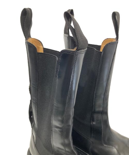 TOGA PULLA（トーガ プルラ）TOGA PULLA (トーガ プルラ) SIDE GORE BOOTS HIGH（サイドゴアブーツ ハイ）/ チェルシーブーツ  09216 ブラック サイズ:37の古着・服飾アイテム