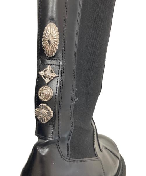 TOGA PULLA（トーガ プルラ）TOGA PULLA (トーガ プルラ) SIDE GORE BOOTS HIGH（サイドゴアブーツ ハイ）/ チェルシーブーツ  09216 ブラック サイズ:37の古着・服飾アイテム