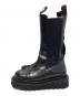 TOGA PULLA (トーガ プルラ) SIDE GORE BOOTS HIGH（サイドゴアブーツ ハイ）/ チェルシーブーツ  09216 ブラック サイズ:37：21000円
