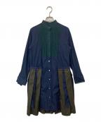 sacaiサカイ）の古着「シャツワンピース　13-01897」｜ネイビー
