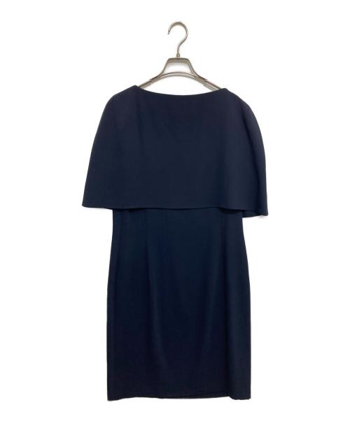 Maison Margiela（メゾンマルジェラ）Maison Margiela (メゾンマルジェラ) ケープミニワンピース S31CT0489　ノースリーブワンピース ネイビー サイズ:44の古着・服飾アイテム
