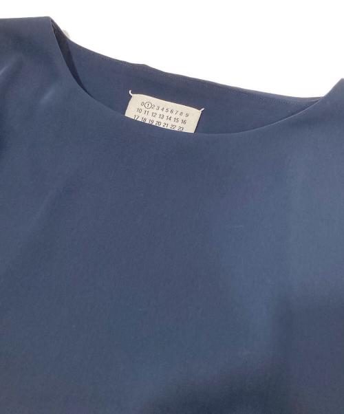 Maison Margiela（メゾンマルジェラ）Maison Margiela (メゾンマルジェラ) ケープミニワンピース S31CT0489　ノースリーブワンピース ネイビー サイズ:44の古着・服飾アイテム